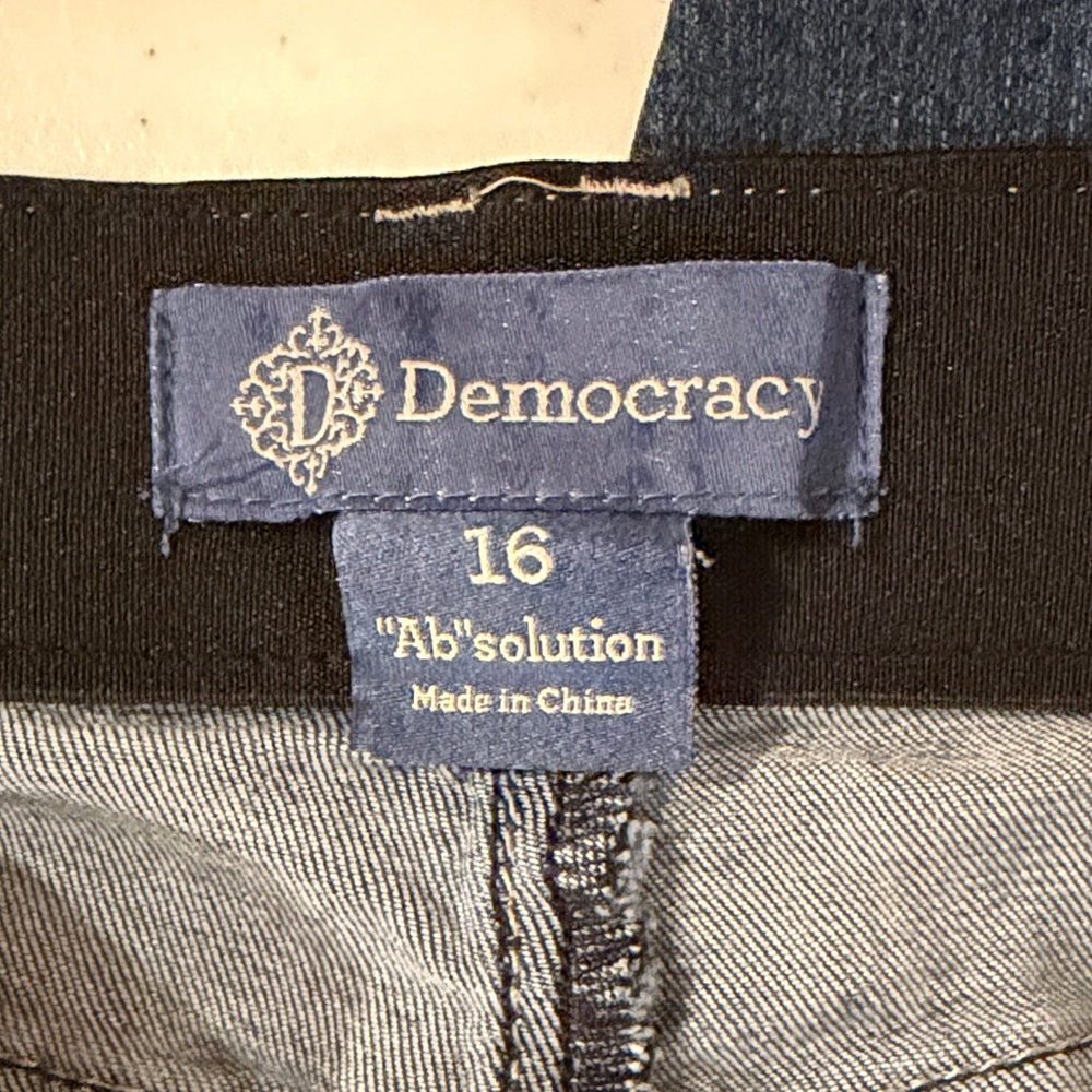 Democracy Dark Blue Women's Jeans - Picture 2 of 7